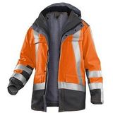 KÜBLER® unisex Warnjacke PSA SAFETY X8 warnorange, anthrazit Größe 4XL