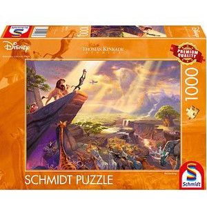 Schmidt Disney Thomas Kinkade König der Löwen Puzzle, 1000 Teile