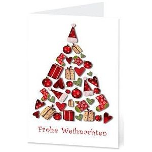 LUMA Weihnachtskarte Geschenke DIN B6