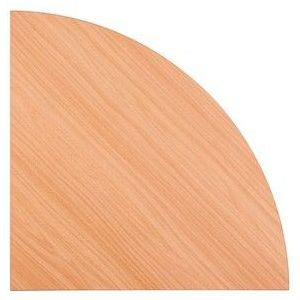 HAMMERBACHER Verbindungsplatte Inader buche, dreieckig abgerundet 80,0 x 80,0 x 2,5 cm
