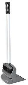 haug® bürsten Kehrgarnitur mit langem Stiel futura grau Kunststoff 30,0 cm breit