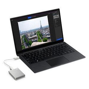 Seagate One Touch 1 TB externe SSD-Festplatte silber