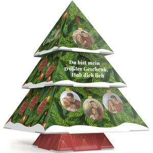 Personalisierter Weihnachtsbaum aus Papier Basteln