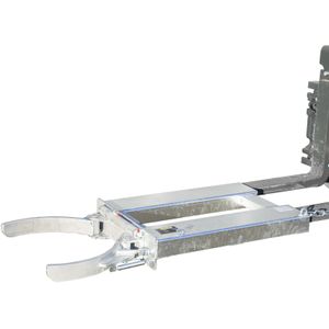 Vatenhandelingsapparatuur vatengrijper voor 1x 200 l vat, rolband- en rillenvaten