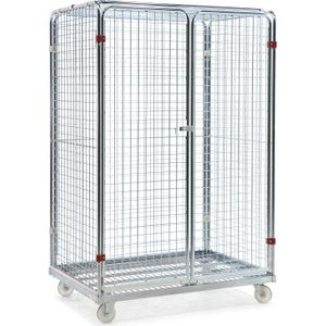Anti-diefstal rolcontainer dubbele deur