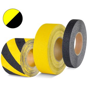 Vloermarkering en tape zelfklevend/vervormbaar, antislip - 50 mm L:18000,B:50,H:0mm geel