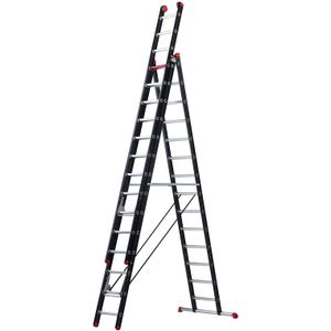 Ladders Trap, Altrex reformladder  3-delig, 3x14 treden .