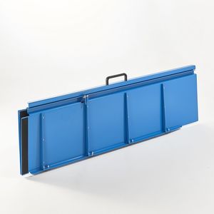 Oprijplaten oprijplaat aluminium opvouwbaar 166 cm L:1660,B:890,H:80mm blauw Laadvermogen (kg): 450.