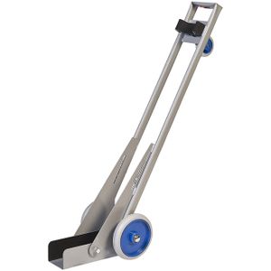 Platenrollers platensteekwagen met ingebouwd hefboommechanisme L:1315,B:313,H:244mm grijs. 150ltr