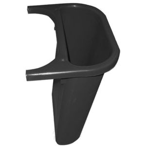 Afvalbak toebehoren afval scheidingsbak L:265,B:120,H:295mm zwart. 4.5ltr