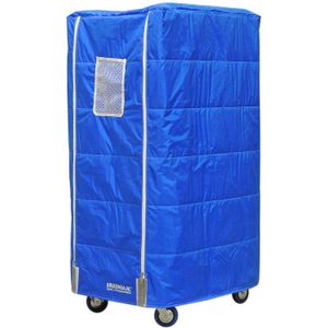 Verhuisdekens - Blauw - Isolatiehoes met Ritssluiting en Adresvenster A4