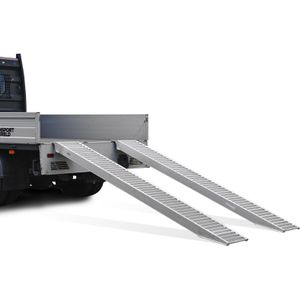 Oprijplaten oprijplaat recht aluminium 150 cm (set) L:1500,B:400,H:200mm Laadvermogen (kg): 2000.