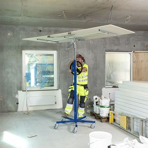 Kongamek - Glas/platenwagen - Zink - In Hoogte Verstelbaar - Laadvermogen 70 kg