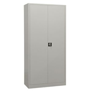 Materiaalkast met 2 deuren ,B:920,D:420,H:1950mm grijs