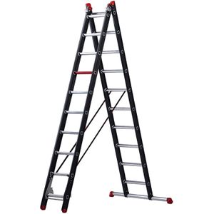 Ladders, Altrex reformladder  2-delig, 2x10 treden.