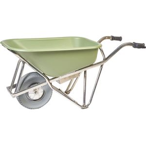 Matador - M-E-BARROW - Elektrisch Aangedreven Kruiwagen - Groen - 90L - Lithium 36V 10,5 Ah
