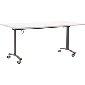 Gebruikte Werkbanken bureau op wielen ,B:800,D:1600,H:730mm grijs