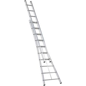 Ladders Trap, Altrex opsteekladder 2-delig, 2x10 treden.