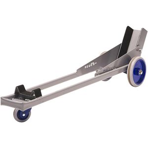 Platenrollers met ingebouwd hefboommechanisme L:1315,B:236,H:244mm grijs Laadvermogen (kg): 150.