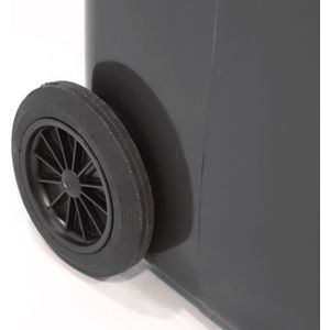 Minicontainer toebehoren wiel voor 120L en 240L afvalcontainer