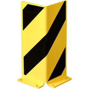 Stellingbescherming stootbescherming aanrijbeschermer L:160,B:160,H:400mm geel