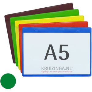 Documenthouders documenthouder A5 zelfklevend liggend  groen