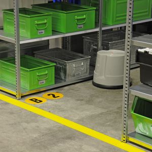 Vloermarkering en tape identificatielabels vloermarkeringsstickers cijfer 23