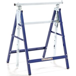 Gebruikte Werkplaatsinrichting toebehoren schraag hoogte verstelbaar L:690,B:560,H:1330mm blauw
