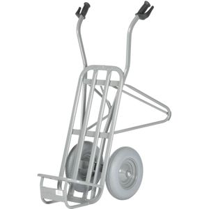 Steenkruiwagen universele transportwagen L:1575,B:706,H:698mm grijs Laadvermogen (kg): 250.