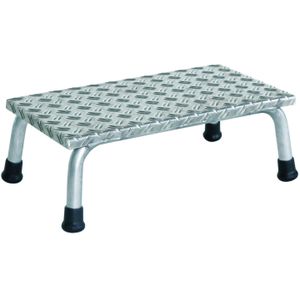 Trappen aluminium plateautrap vaste constructie, 1 trede