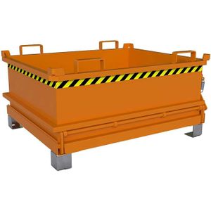 Onderlosser lage bouwhoogte  - L:1200 x B:1000 x H:625mm - Oranje - 370ltr Laadvermogen (kg): 750.