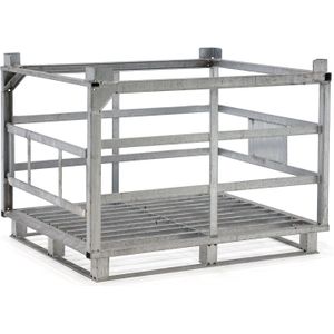 Gasflessenopslag gasflessenpallet voor 12 gasflessen