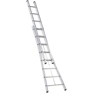 Ladders Trap, Altrex opsteekladder 2-delig, 2x8 treden.