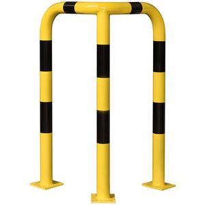 Beschermbeugels vangrail beschermbeugel van staal ,B:600,D:600,H:1200mm geel