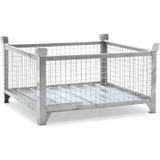 Gaascontainer, vaste constructie stapelbaar 4 wanden.
