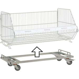 Draadmand toebehoren bodem  - L:977 x B:420 x H:170mm - Zink