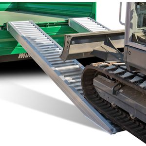 Oprijplaten oprijplaat recht aluminium 300 cm (set) L:3085,B:460,H:0mm Laadvermogen (kg): 6710.