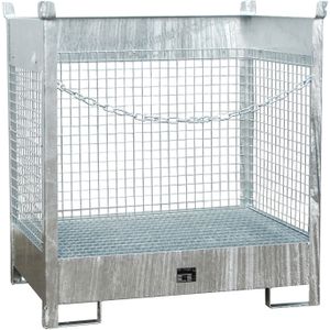 Stalen lekbakken opvangbak voor 1-2 200 l vaten