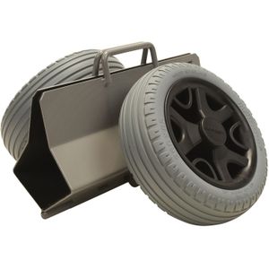 Platenrollers met 2 lekvrije banden L:390,B:410,H:350mm Laadvermogen (kg): 300.