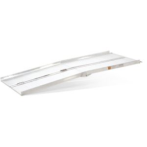 Oprijplaten oprijplaat scootmobiel aluminium dubbel opvouwbaar 180 cm L:1830,B:740,H:70mm zink Laadvermogen (kg): 272.