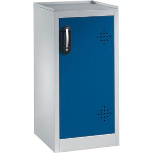 Milieukasten met 1 geperforeerde draaideur en 2 lekbakken  - B:500 x D:500 x H:1020mm - 10ltr Laadvermogen (kg): 110.