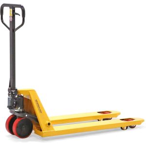 Kruizinga - Handpalletwagen - Geel - Laadvermogen 2500 kg - Hefhoogte 85-200 mm - Vorklengte 1150 mm