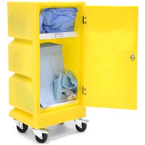 Absorptiemateriaal absorptiekit 100L geschikt voor chemicaliën  - L:545 x B:440 x H:1140mm