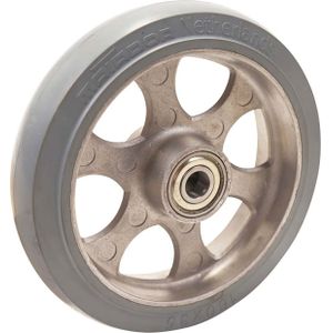 Wiel bokwiel Ø 160 mm  - Grijs