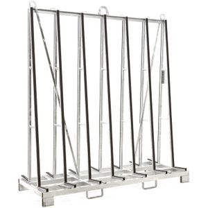 Glasplatencontainer - Dubbelzijdige Belading - 2200 x 900 x 2488 mm - TÃœV Gecertificeerd