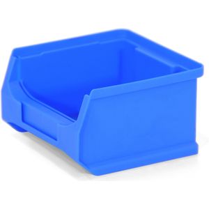 Magazijnbak kunststof met grijpopening stapelbaar L:100,B:100,H:60mm blauw. 0.5ltr Laadvermogen (kg): 2.