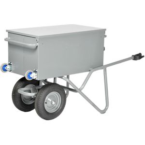 Matador - Gereedschapskruiwagen - Grijs - Kantelbaar - 190 liter - Laadvermogen 300 kg
