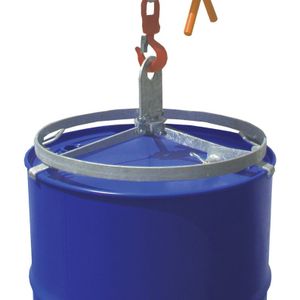 Vatenhandelingapparatuur, vattraverse geschikt voor 1x 200 liter stalen of kunststof vat.