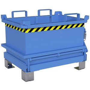 Onderlosser lage bouwhoogte L:800,B:600,H:625mm blauw. 130ltr Laadvermogen (kg): 500.