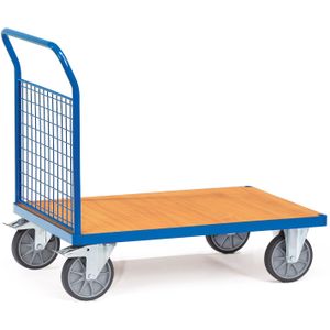 Platformwagens fetra platformwagen 1 duwbeugel L:1120,B:710,H:990mm blauw Laadvermogen (kg): 600.